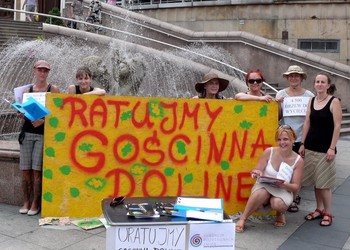 Fotorelacja z happeningu w obronie Gościnnej Doliny